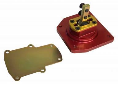 Qwik Stik Shifter 3550/TKO Mid-Shift Straight U, No Offset No Stops with Rear Cover Plate